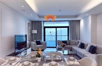 Apartment - 2 Bedrooms - 3 Bathrooms for rent in Marina Tower 02 - Marina District - Lusail Apartment - 2 Bedrooms - 3 Bathrooms for rent in Marina Tower 02 - Marina District - Lusail