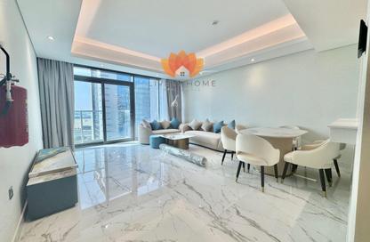 Apartment - 1 Bedroom - 2 Bathrooms for rent in Marina Tower 23 - Marina District - Lusail