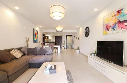 Apartment - 1 Bedroom - 2 Bathrooms for rent in Al Mutahidah Tower - Viva Bahriyah - The Pearl Island - Doha