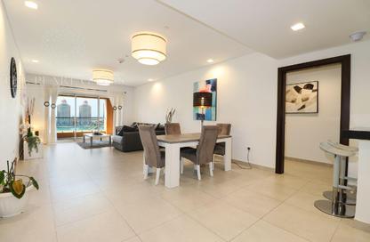 Apartment - 1 Bedroom - 2 Bathrooms for rent in Al Mutahidah Tower - Viva Bahriyah - The Pearl Island - Doha