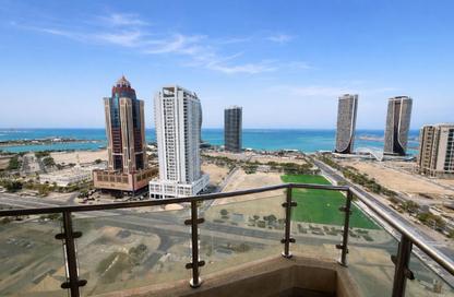 Apartment - 2 Bedrooms - 3 Bathrooms for rent in Lusail Marina Heights - Marina District - Lusail