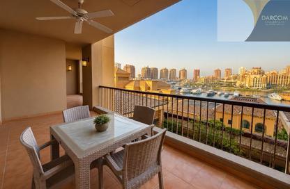 Apartment - 2 Bedrooms - 3 Bathrooms for rent in East Porto Drive - Porto Arabia - The Pearl Island - Doha Apartment - 2 Bedrooms - 3 Bathrooms for rent in East Porto Drive - Porto Arabia - The Pearl Island - Doha
