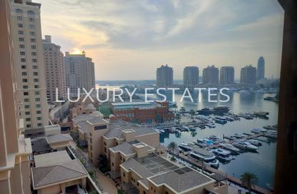 Apartment - 1 Bedroom - 2 Bathrooms for rent in East Porto Drive - Porto Arabia - The Pearl Island - Doha Apartment - 1 Bedroom - 2 Bathrooms for rent in East Porto Drive - Porto Arabia - The Pearl Island - Doha