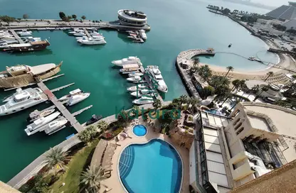 Apartment - 2 Bedrooms - 2 Bathrooms for rent in Lusail Residence - Marina District - Lusail