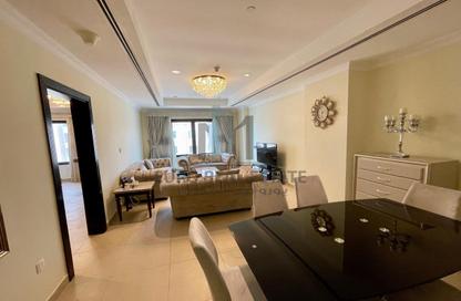 Apartment - 1 Bedroom - 2 Bathrooms for rent in East Porto Drive - Porto Arabia - The Pearl Island - Doha
