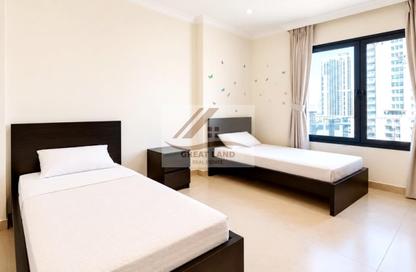 Apartment - 2 - 2 for rent in Tower 5 - Porto Arabia - The Pearl Island - Doha