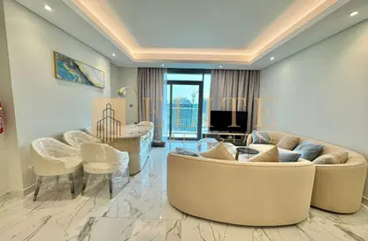 Apartment - 2 Bedrooms - 3 Bathrooms for rent in Lusail Marina Heights - Marina District - Lusail