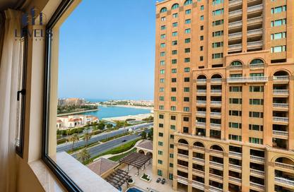 Apartment - 1 Bedroom - 2 Bathrooms for rent in East Porto Drive - Porto Arabia - The Pearl Island - Doha