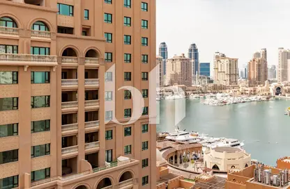 Apartment - 1 Bedroom - 2 Bathrooms for sale in West Porto Drive - Porto Arabia - The Pearl Island - Doha