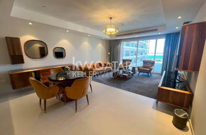 Apartment - 1 Bedroom - 2 Bathrooms for rent in Lusail Marina Heights - Marina District - Lusail Apartment - 1 Bedroom - 2 Bathrooms for rent in Lusail Marina Heights - Marina District - Lusail