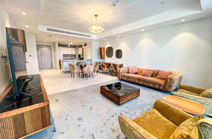 Apartment - 1 Bedroom - 2 Bathrooms for rent in Lusail Marina Heights - Marina District - Lusail Apartment - 1 Bedroom - 2 Bathrooms for rent in Lusail Marina Heights - Marina District - Lusail