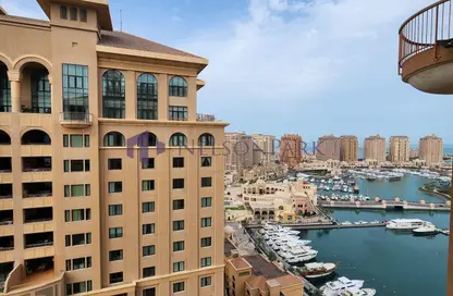 شقة - غرفة نوم - 2 حمامات للايجار في طريق بورتو الشرقي - بورتو أرابيا - جزيرة اللؤلؤة - الدوحة