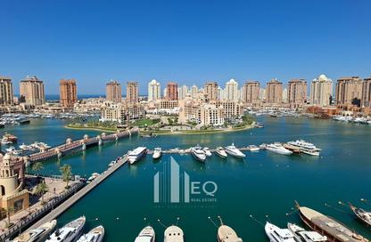 Apartment - 1 Bedroom - 2 Bathrooms for rent in West Porto Drive - Porto Arabia - The Pearl Island - Doha Apartment - 1 Bedroom - 2 Bathrooms for rent in West Porto Drive - Porto Arabia - The Pearl Island - Doha