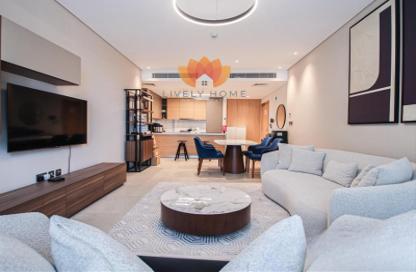 Apartment - 2 Bedrooms - 4 Bathrooms for rent in Marina Tower 12 - Marina District - Lusail