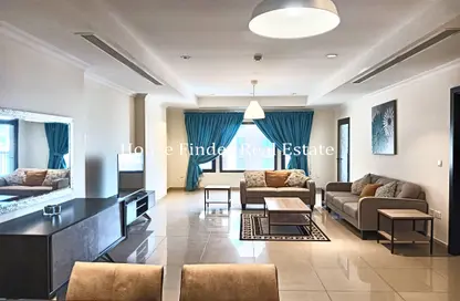 Apartment - 1 Bedroom - 2 Bathrooms for rent in East Porto Drive - Porto Arabia - The Pearl Island - Doha