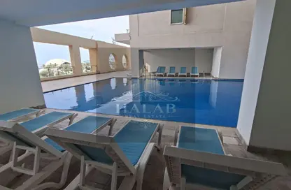 Apartment - 2 Bedrooms - 2 Bathrooms for rent in Lusail Marina Heights - Marina District - Lusail