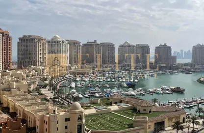 Apartment - 2 Bedrooms - 3 Bathrooms for rent in East Porto Drive - Porto Arabia - The Pearl Island - Doha