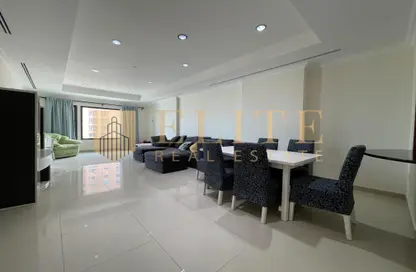 Apartment - 2 Bedrooms - 3 Bathrooms for rent in East Porto Drive - Porto Arabia - The Pearl Island - Doha