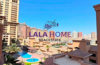 Apartment - 2 Bedrooms - 3 Bathrooms for rent in East Porto Drive - Porto Arabia - The Pearl Island - Doha