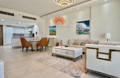 Apartment - 1 Bedroom - 1 Bathroom for rent in Lusail Marina Heights - Marina District - Lusail