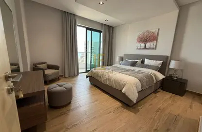 شقة - غرفة نوم - 2 حمامات للايجار في منطقة المارينا - الوسيل