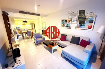 Apartment - 1 Bedroom - 2 Bathrooms for rent in Viva West - Viva Bahriyah - The Pearl Island - Doha