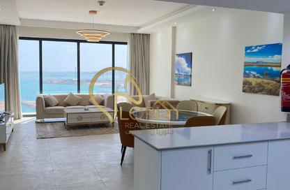 Apartment - 1 Bedroom - 2 Bathrooms for rent in Lusail Marina Heights - Marina District - Lusail