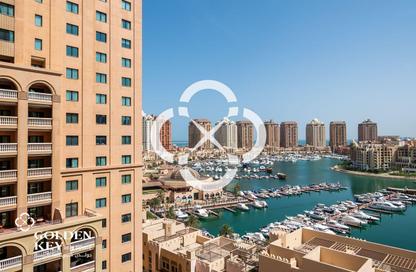 Apartment - 1 Bedroom - 2 Bathrooms for rent in West Porto Drive - Porto Arabia - The Pearl Island - Doha