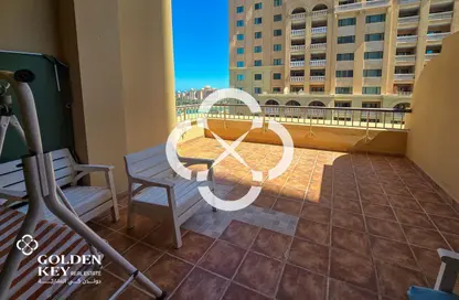 Apartment - Studio - 1 Bathroom for rent in West Porto Drive - Porto Arabia - The Pearl Island - Doha