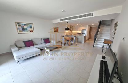 Duplex - 1 Bedroom - 2 Bathrooms for rent in Viva West - Viva Bahriyah - The Pearl Island - Doha