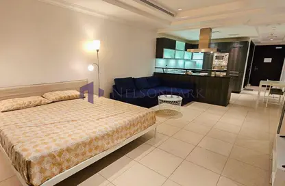 Apartment - Studio - 1 Bathroom for rent in Tower 19 - Porto Arabia - The Pearl Island - Doha
