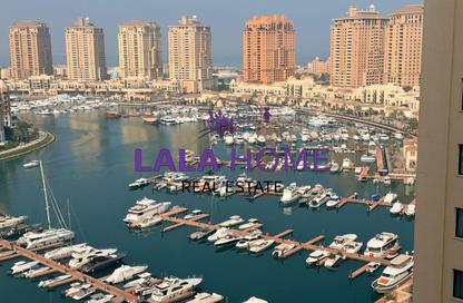 Apartment - 1 Bedroom - 2 Bathrooms for rent in East Porto Drive - Porto Arabia - The Pearl Island - Doha
