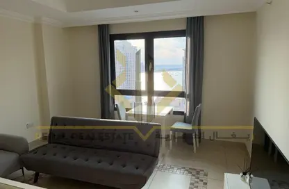 شقة - غرفة نوم - 2 حمامات للايجار في طريق بورتو الغربي - بورتو أرابيا - جزيرة اللؤلؤة - الدوحة