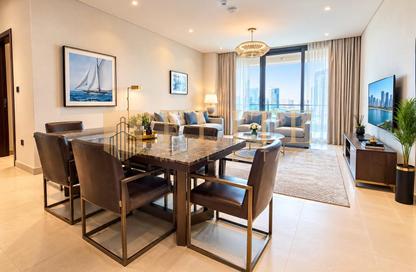 Apartment - 3 - 3 for rent in Lusail Residence - Marina District - Lusail