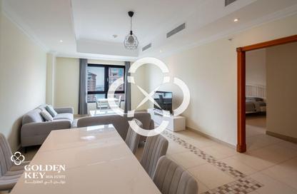 Apartment - 1 Bedroom - 2 Bathrooms for rent in East Porto Drive - Porto Arabia - The Pearl Island - Doha