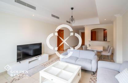 Apartment - 1 Bedroom - 2 Bathrooms for rent in East Porto Drive - Porto Arabia - The Pearl Island - Doha
