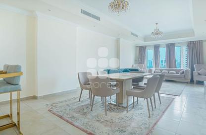Apartment - 2 - 3 for rent in Tower 9 - Porto Arabia - The Pearl Island - Doha