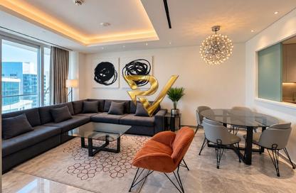 Apartment - 1 - 2 for rent in Lusail Marina Heights - Marina District - Lusail