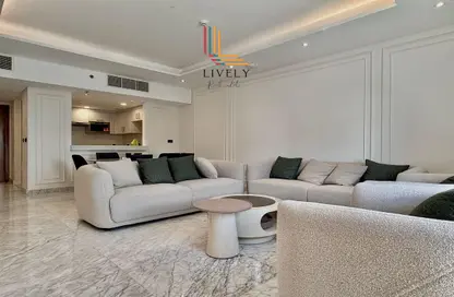 Apartment - 2 Bedrooms - 3 Bathrooms for rent in Lusail Marina Heights - Marina District - Lusail