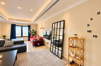 Apartment - Studio - 1 for rent in East Porto Drive - Porto Arabia - The Pearl Island - Doha Apartment - Studio - 1 for rent in East Porto Drive - Porto Arabia - The Pearl Island - Doha
