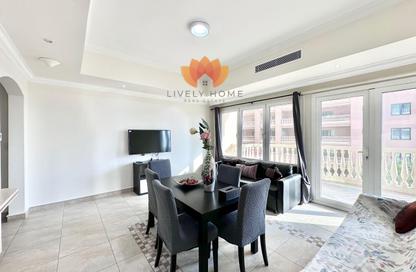 Apartment - 2 Bedrooms - 2 Bathrooms for rent in East Porto Drive - Porto Arabia - The Pearl Island - Doha