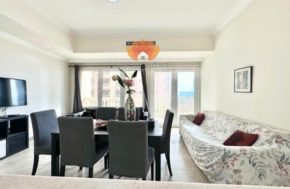 Apartment - 2 Bedrooms - 2 Bathrooms for rent in East Porto Drive - Porto Arabia - The Pearl Island - Doha