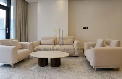Apartment - 2 Bedrooms - 3 Bathrooms for rent in Lusail Marina Heights - Marina District - Lusail