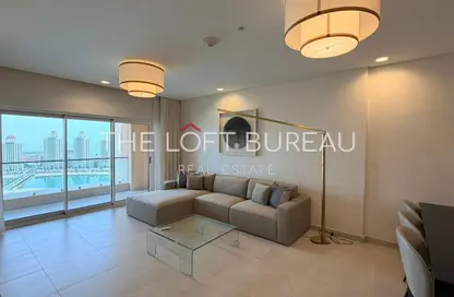 Apartment - 1 Bedroom - 2 Bathrooms for rent in Al Mutahidah Tower - Viva Bahriyah - The Pearl Island - Doha