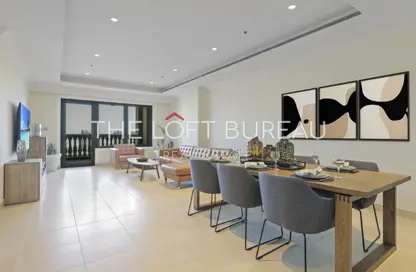 Apartment - 2 Bedrooms - 3 Bathrooms for rent in Tower 31 - Porto Arabia - The Pearl Island - Doha