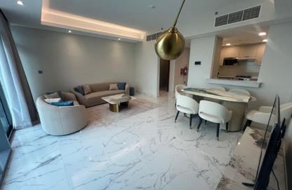 Apartment - 2 Bedrooms - 3 Bathrooms for rent in Lusail Marina Heights - Marina District - Lusail