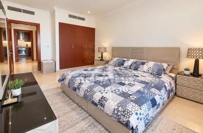 Apartment - 1 - 1 for rent in West Porto Drive - Porto Arabia - The Pearl Island - Doha
