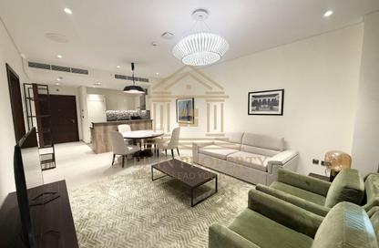 Apartment - 1 Bedroom - 2 Bathrooms for rent in Lusail Marina Heights - Marina District - Lusail