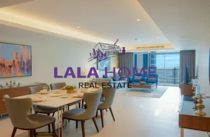 Apartment - 2 Bedrooms - 4 Bathrooms for rent in Abraj Bay - Abraj Quartiers - The Pearl Island - Doha