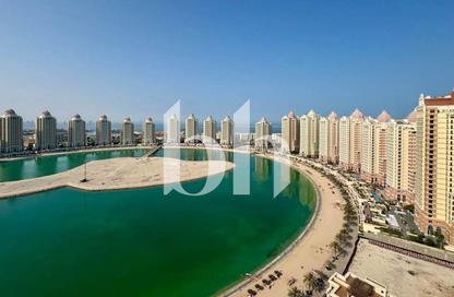 Apartment - 1 - 2 for rent in Al Mutahidah Tower - Viva Bahriyah - The Pearl Island - Doha